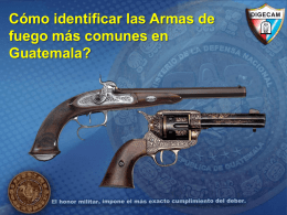 Marcas de armas más comunes en Guatemala