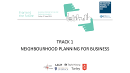 Neighbourhood Planning for Business