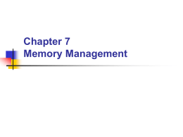 Memory Management