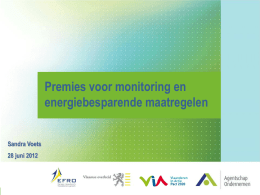 Energiepremies - Agentschap Ondernemen