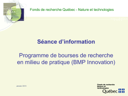 français - Fonds de recherche du Québec