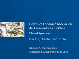 Lloyd*s of London / Asociación de Aseguradores de Chile