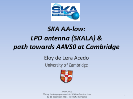 SKALA: A log-periodic antenna for the SKA-AAlo