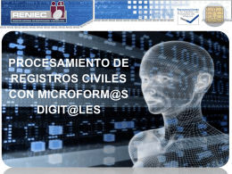 Procesamiento De Registros Civiles Con Microformas Digitales