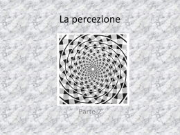 La percezione
