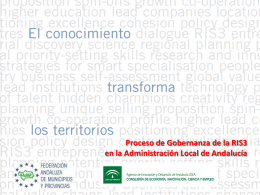 Oportunidades de Especialización RIS3 Andalucía