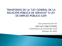 Presentaci&oacute;n actualizada - APSE, Asociaci&oacute;n de Profesores de