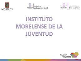 Presentación Instituto Morelense de la Juventud