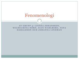 Fenomenologi - Log in to PING PONG