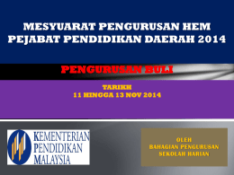PENGURUSAN BULI (1) - PPD KMY
