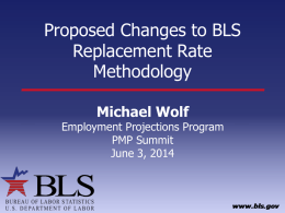 PMP Summit 2014 Replacements