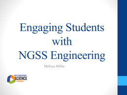 Engaging Students with NGSS Engineering PowerPoint