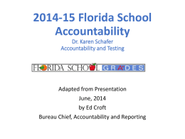 2014-15 Florida School Grade Plan 7.2.14