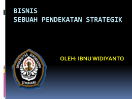 Strategi Bisnis 2011