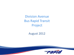Division Avenue Bus Rapid Transit Project