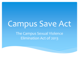 Campus Save Act