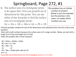Springboard, Page 264, #1