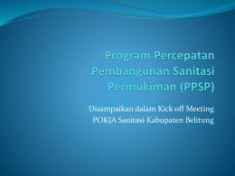 Kick Off PPSP