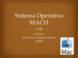 Sistema Operativo MACH
