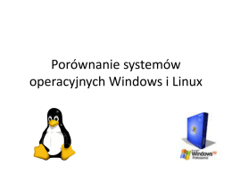 Porównanie systemów operacyjnych Windows i Linux