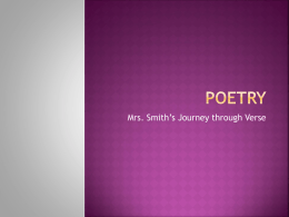 Poetry - Bibb County Schools