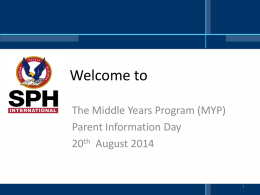 2014-15 MYP Powerpoint