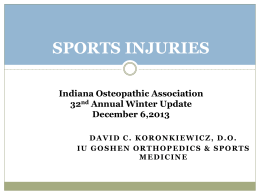 ACL Injuries - Indiana Osteopathic Association
