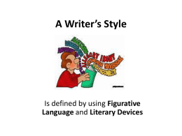 A Writer`s Style