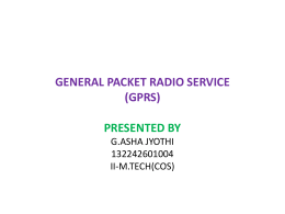 gprs - RF Wireless systems and standards