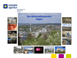 Wirtschaftsstandort Hagen - Hagen