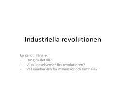 Revolutionernas tid (bildspel text)