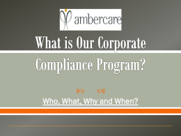 the Corporate Compliance Training PPT Here