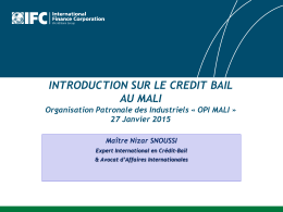 leasing PME MALI