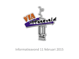 Presentatie VIA Experience 11 februari 2015