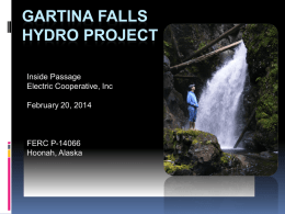 Gartina Falls Hydro Project