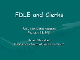 to - Florida Court Clerks & Comptrollers