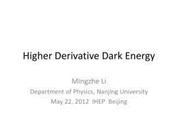 Metric-Affine Formalism of Higher Derivative Dark Energy