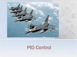 PID Controllers - University of Toledo
