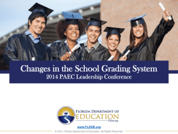 Changes in the School Grading System