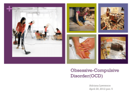 Obsessive-Compulsive Disorder(OCD)