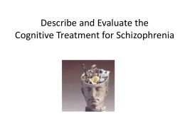 cognitive behavioural therapy treatment for
