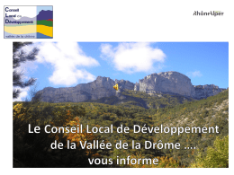 CLD - Communauté de Communes du Val de Drôme