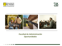 Diapositiva 1 - Facultad de Administración