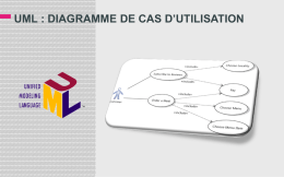 UML : DIAGRAMME DE CAS d`UTILISATION DEFINITION