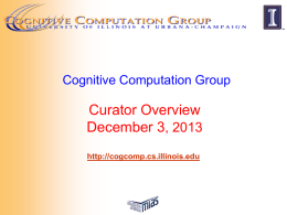 Curator - Cognitive Computation Group