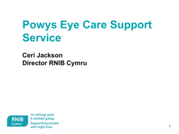 pptx - Wales Council for the Blind