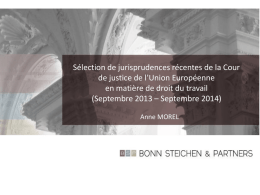 (septembre 2013 &ndash; septembre 2014), Me Anne