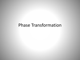 Phase Transformation
