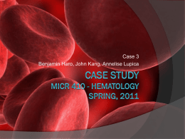 Hematology Final Case Study 3 Merged