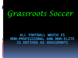 PPT - CBC Dutch Touch International Soccer Program